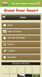 Mobile Screenshot of grandriverresort.net